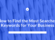 Most searched keywords