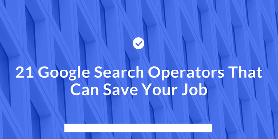 Google Search Operators